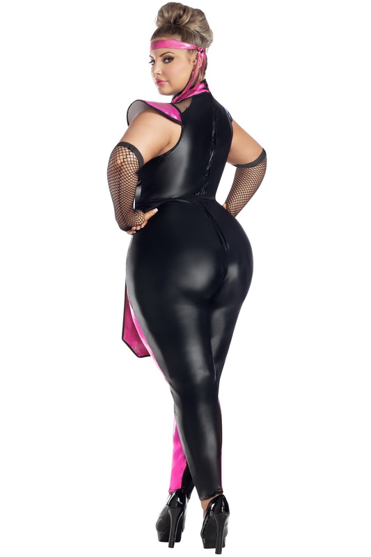 Plus Size Killer Ninja Halloween Costume image 1
