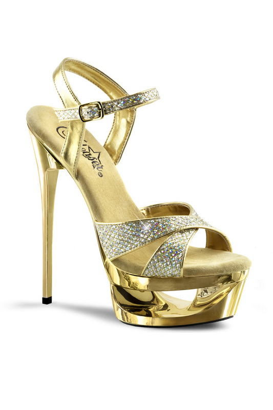 Gold Multi Glitter/Gold Chrome