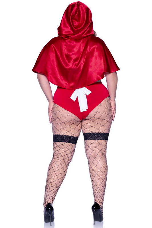 Plus Size Naughty Miss Red Halloween Costume image 4
