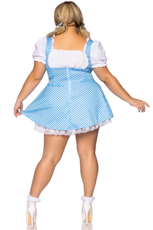 Plus Size Gingham Kansas Cutie Costume Dress image 3