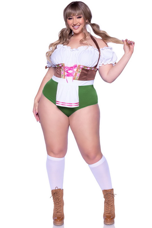 Plus Size Flirty Fraulein Oktoberfest Costume image 1