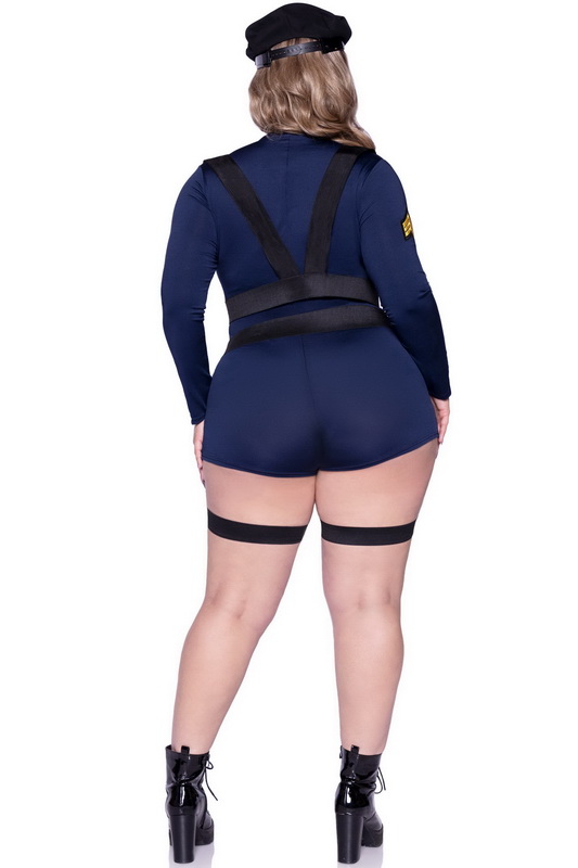 Plus Size Handcuff Hottie Police Halloween Costume image 2