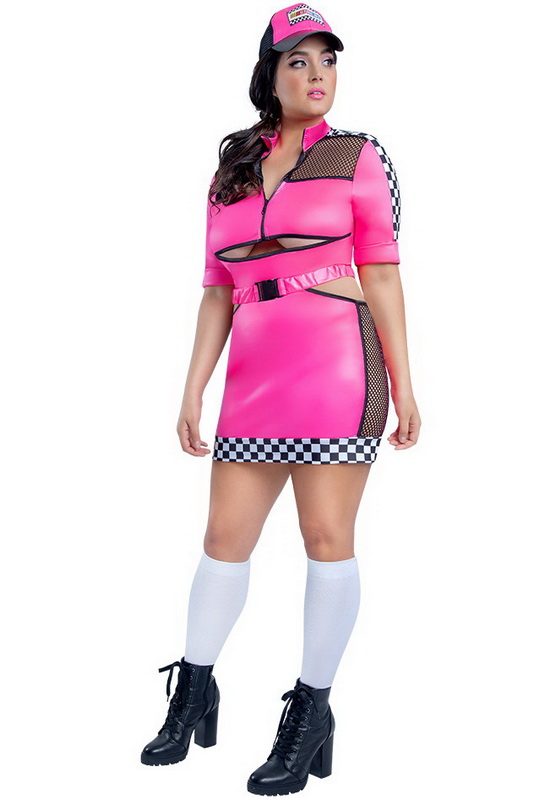 Plus Size Racer Babe Halloween Costume