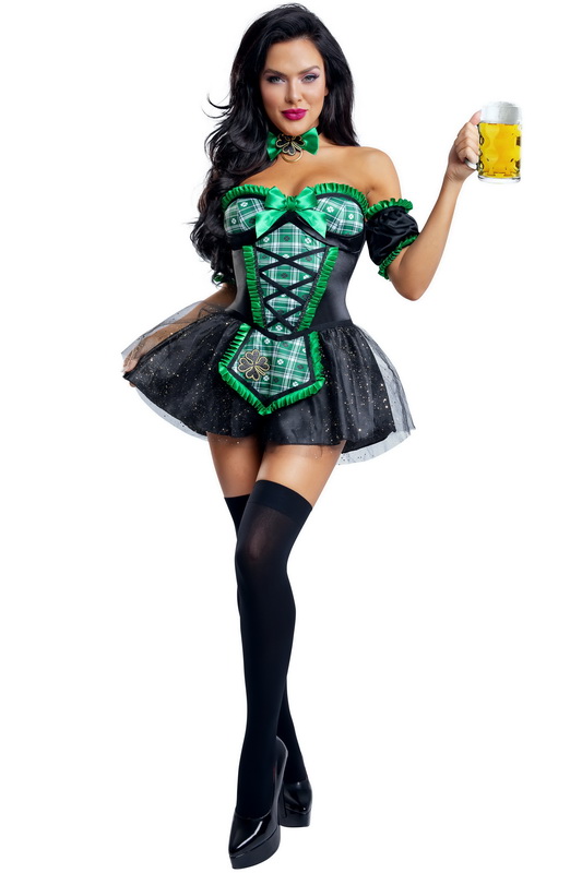 Lucky Beer Girl Halloween Costume