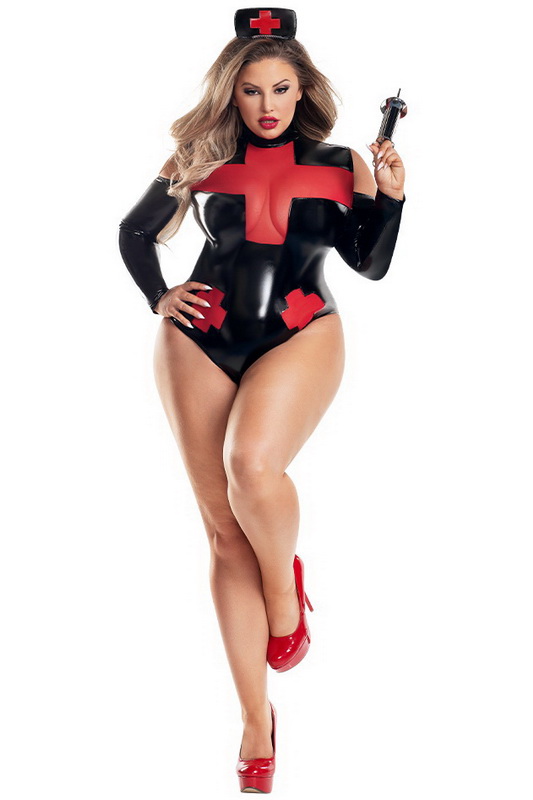 Plus Size Pulse Nurse Halloween Costume