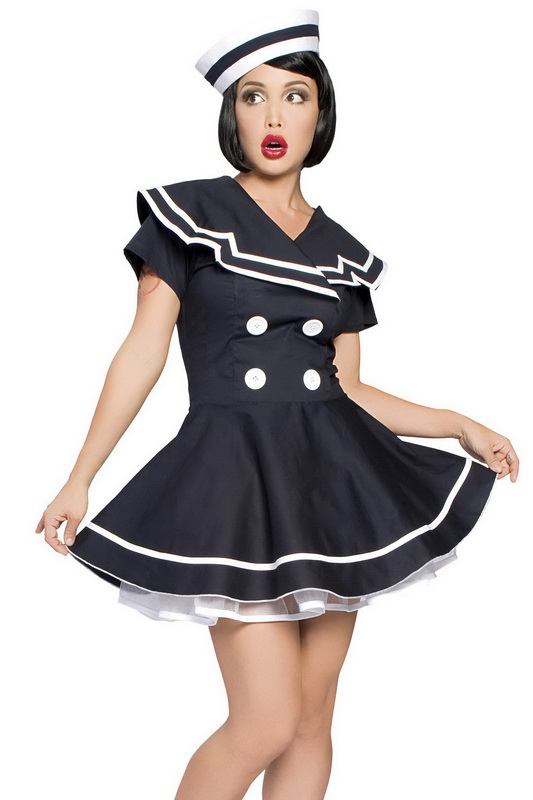 Pin Up Captain Halloween Costume