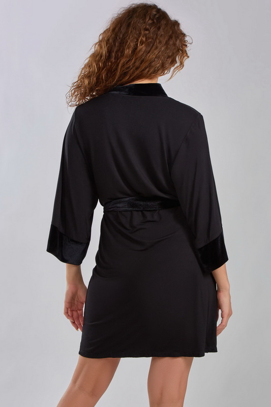 Sophisticated Seductress Short Robe image 2
