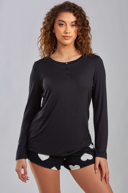 Love A Long Weekend Pajama Shorts