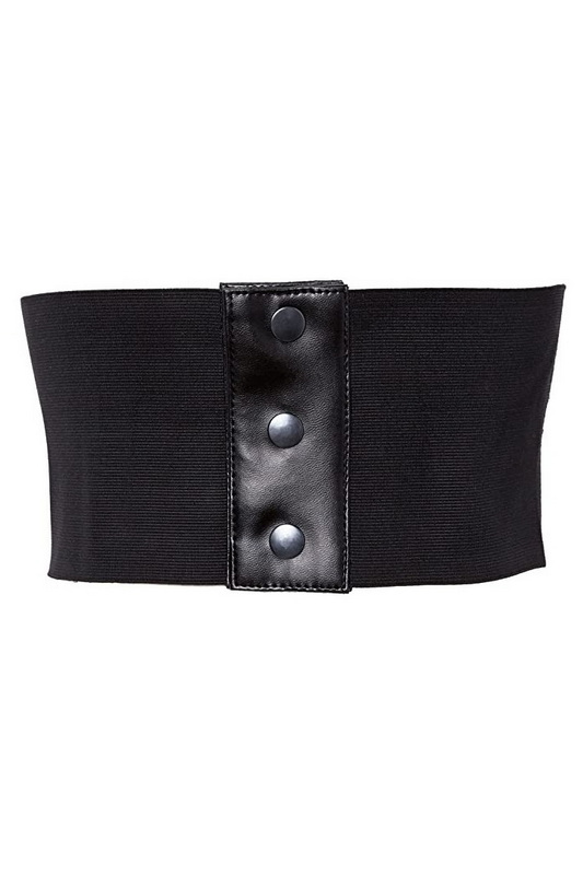 Plus Size Lavish Red & Black Lace Waist Cincher image 1