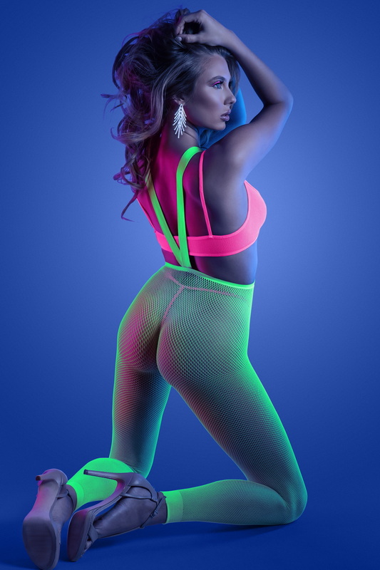 Come Alive Suspender Bodystocking & Lingerie Bra Set image 1