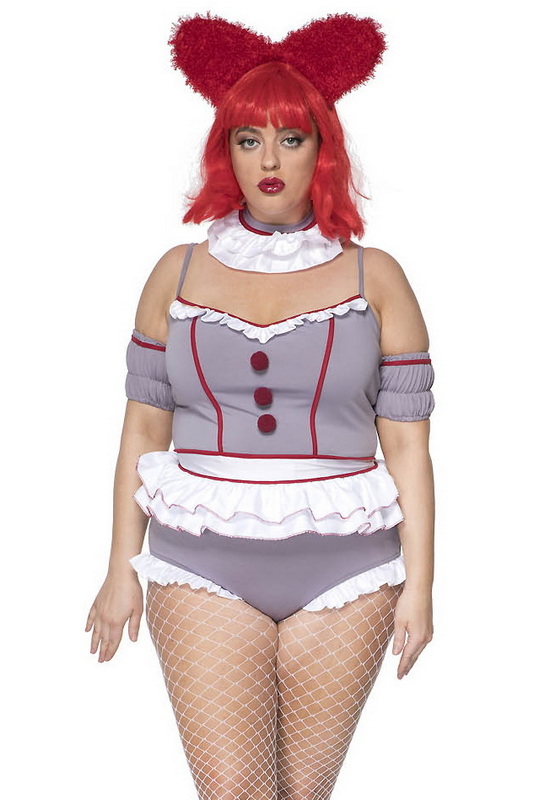 Plus Size Scary Clown Halloween Costume