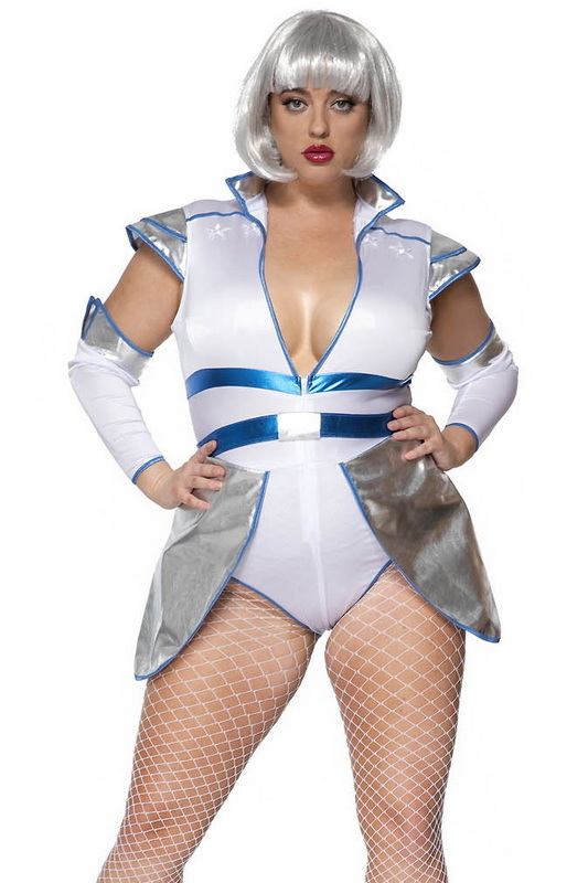 Plus Size Space Cadet Scientist Halloween Costume