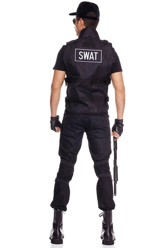 Men's SWAT Officer Halloween Costume - Spicy Lingerie