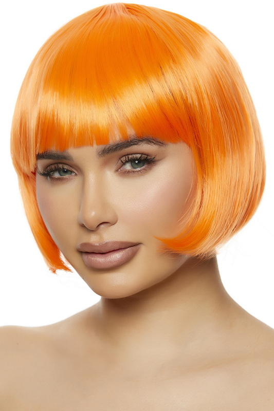 Orange Short Bob Wig