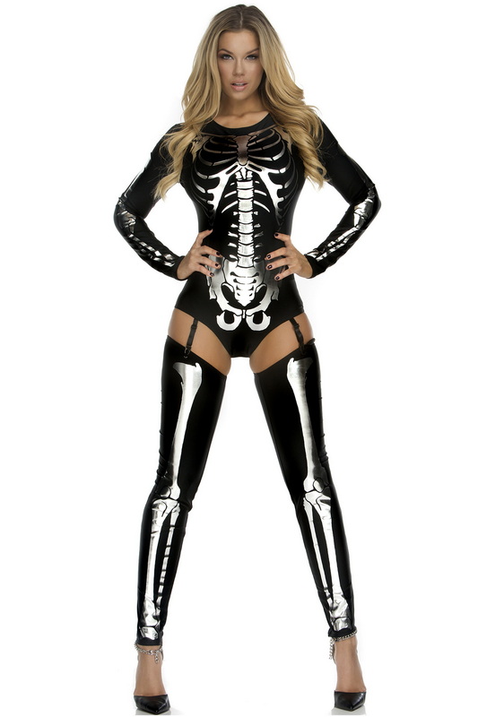 Snazzy Skeleton Halloween Costume