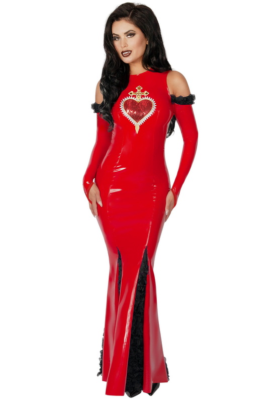 Red Gothic Love Vampire Halloween Costume