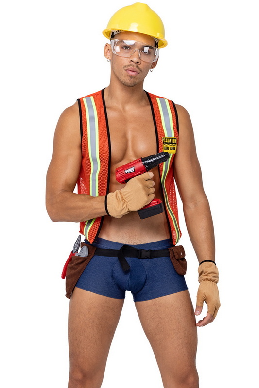Men's Construction Hard-Worker Halloween Costume
