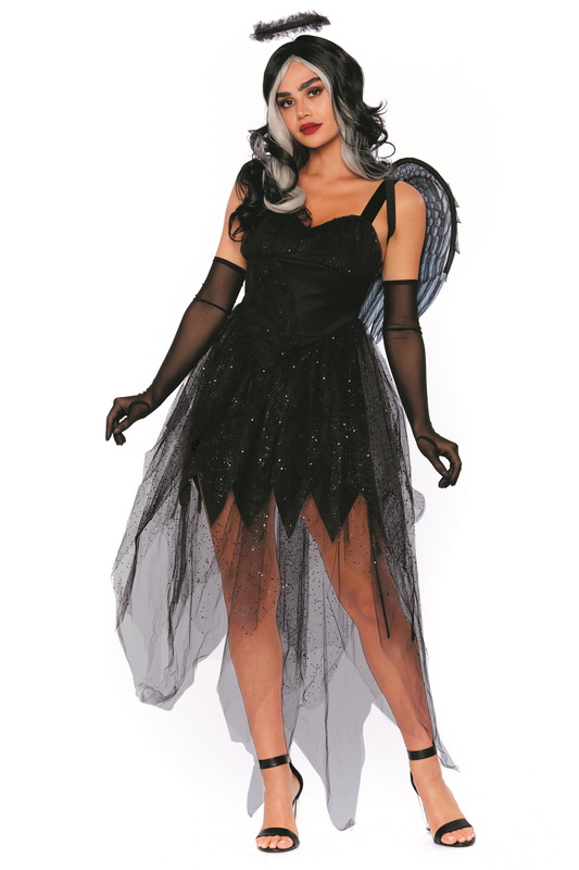 Black Fallen Angel Halloween Costume