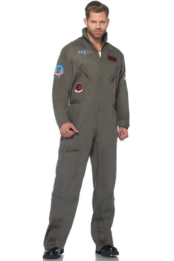 Men's Maverick Flight Vest Costume