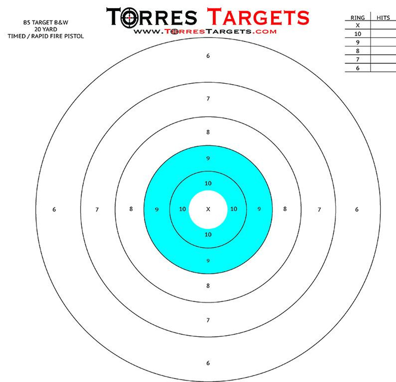 Blue : Paper : Target