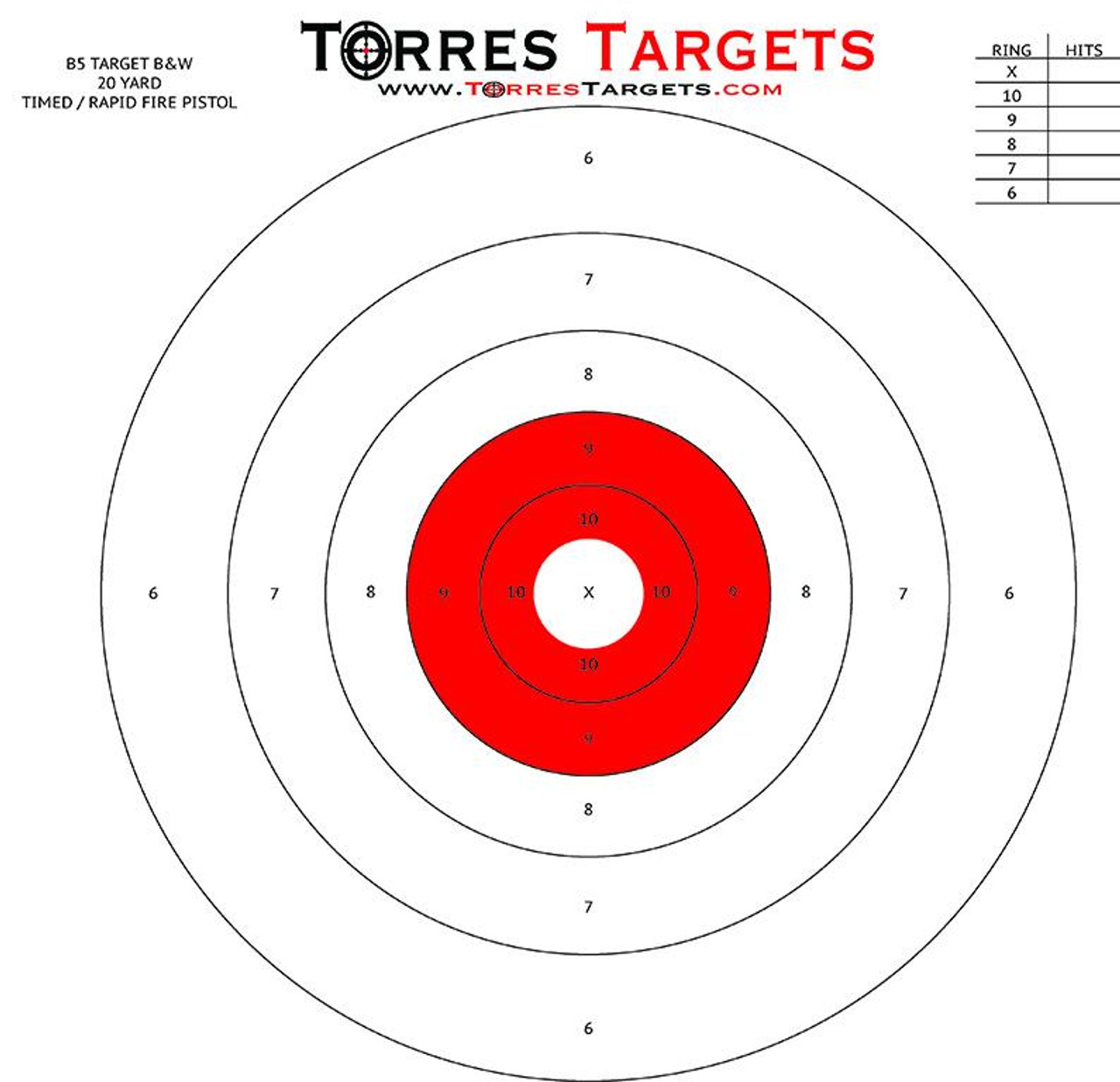 Red : Paper : Target