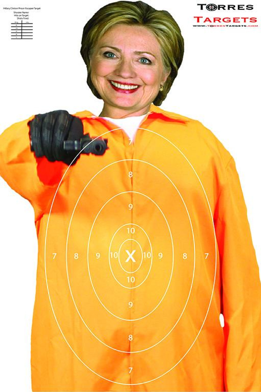 Hillary Clinton Shooting Target From TorresTargets Hillary Clinton Shooting Target From TorresTargets