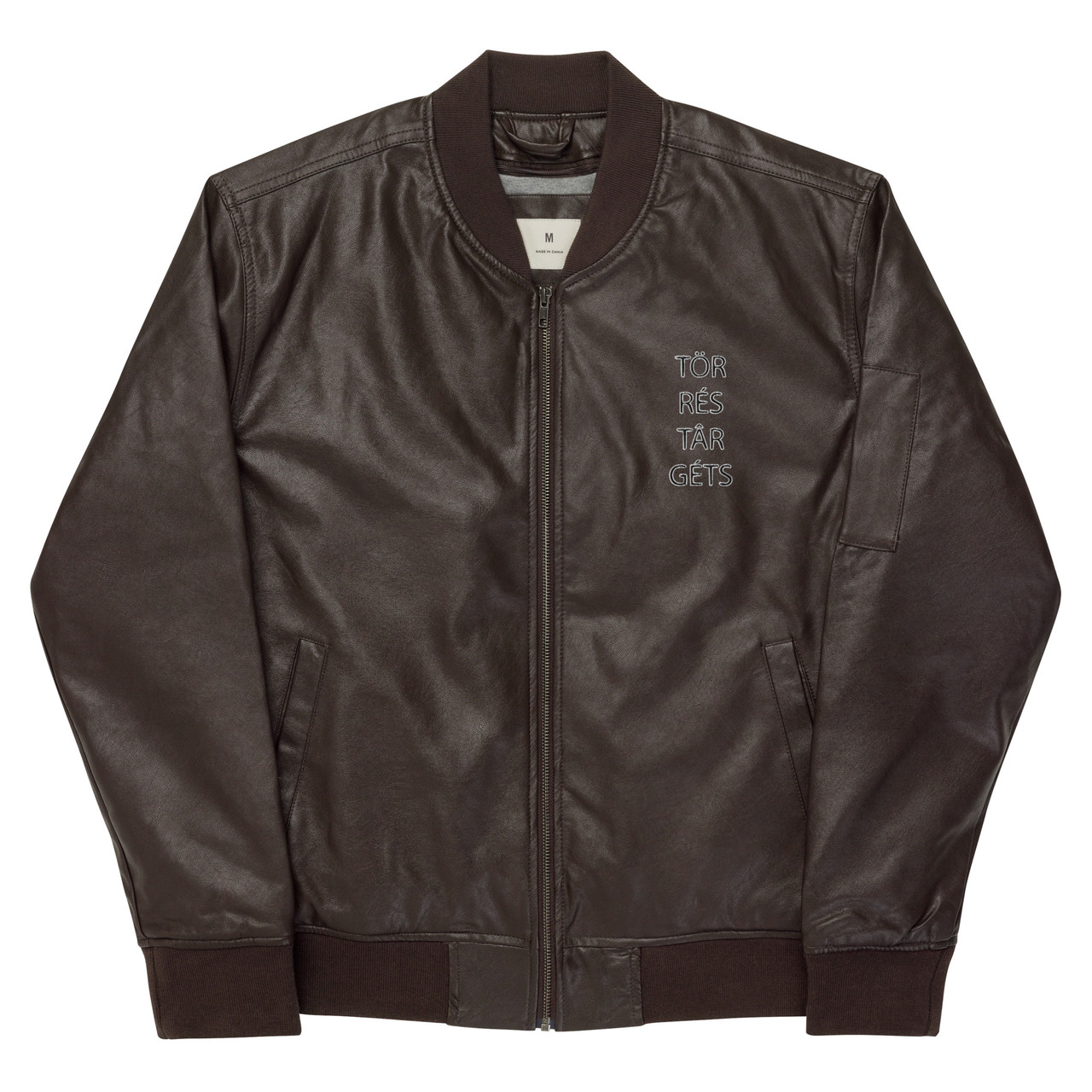 ジャケット・アウター NO MASS PROD. CRUCIFIED BOMBER JACKET M NO MASS PROD CRUCIFIED BOMBER JACKET
