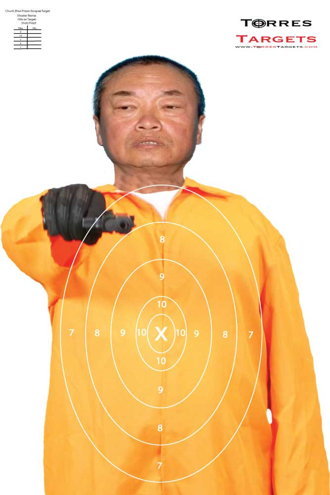 Chunli Zhao Paper Shooting Target Mass Shooting Terrorist