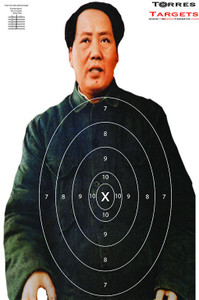 Chairman Mao Zedong Paper Shooting Target with Rings Chairman Mao Zedong Paper Shooting Target with Rings