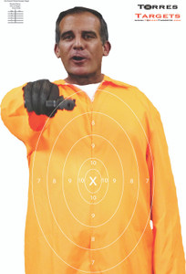 Eric Garcetti Shooting Target - Prison Escapee Eric Garcetti Shooting Target - Prison Escapee