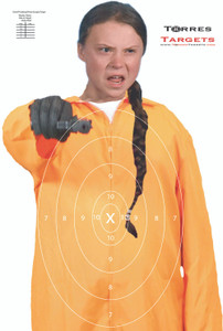 Greta Thunberg Shooting Target - Prison Escapee Greta Thunberg Shooting Target - Prison Escapee