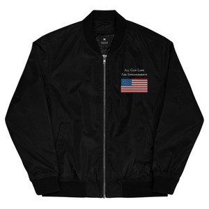 All Gun Laws Are Infringements Premium recycled bomber jacket All Gun Laws Are Infringements Premium recycled bomber jacket