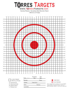 25 Yard MOA Paper Shooting Target With 8.5x11 inches 25 Yard MOA Paper Shooting Target With 8.5x11 inches