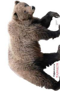 Grizzly Bear Paper Shooting Target Grizzly Bear Paper Shooting Target