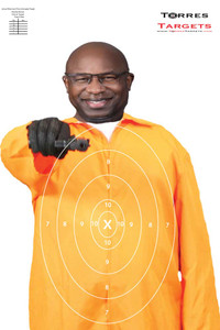 Jamaal Bowman Paper Shooting Target - Prison Escapee Jamaal Bowman Paper Shooting Target - Prison Escapee