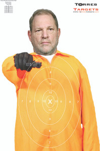 Harvey Weinstein Paper Shooting Target - Prison Escapee Harvey Weinstein Paper Shooting Target - Prison Escapee