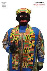 Blackface Joe Biden Paper Shooting Target Blackface Joe Biden Paper Shooting Target