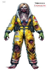 Female Hazmat Zombie Target Female Hazmat Zombie Target