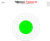 SR21 Style Bullseye Paper Shooting Target Green