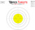 B2 Style Bullseye Paper Shooting Target Yellow