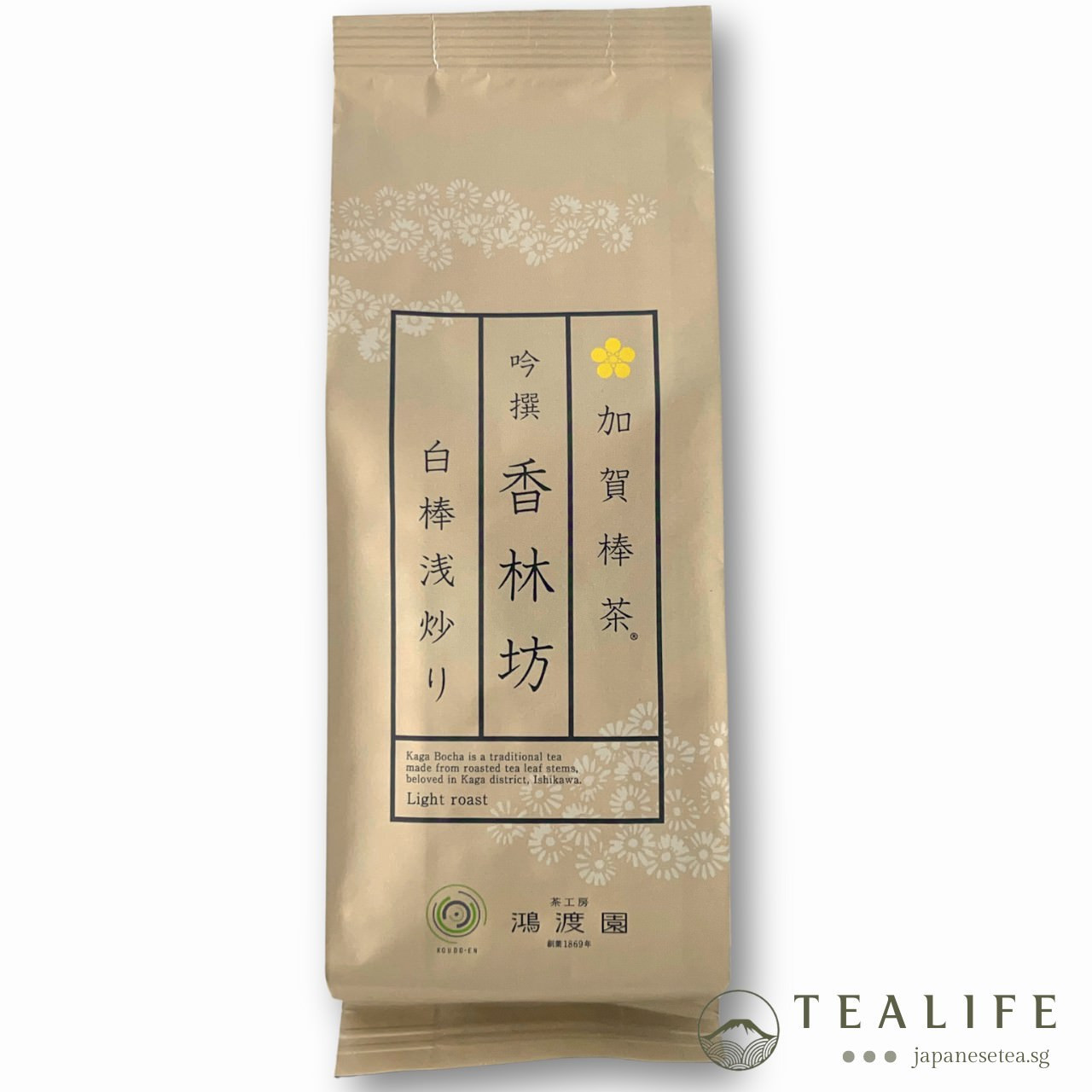 Tealife | White Kaga-Bou Houjicha Premium Select 80g by Koudoen