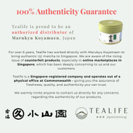 Authenticity of Marukyu Koyamaen Products
