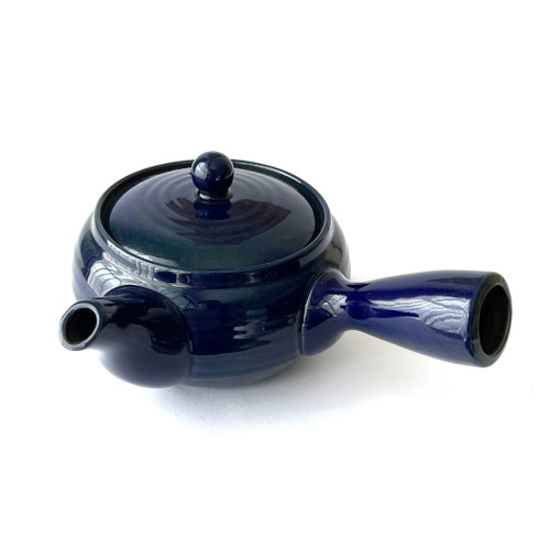 Blue Banko-ware Japanese Teapot 370 ml