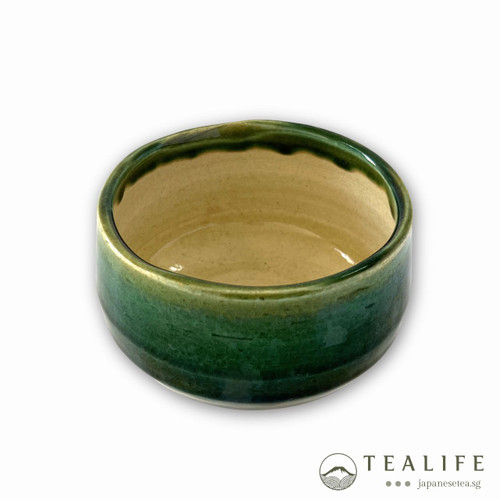 Oribe Glaze Traditional Matcha Bowl main