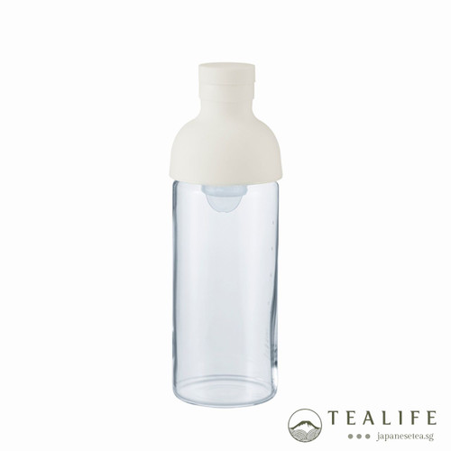 Wine Bottle Shaped Cold Brew Filter-in Tea Bottle white 300ml by Hario