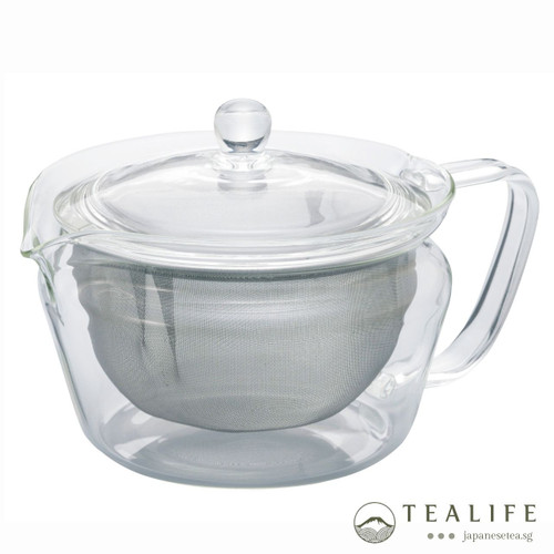 Cha Cha Kyusu Zen Glass Teapot 450 ml by Hario main