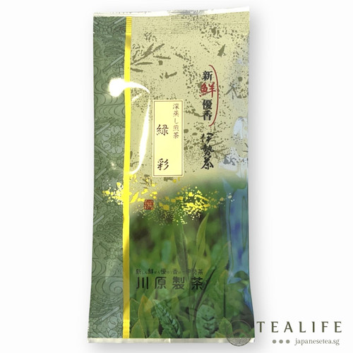 Fukamushi Sencha Ryoku-sai by Kawahara Seicha package