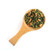 High-Grade Karigane Genmaicha by Taniguchien leaves in a scoop