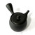The "Yokode" handle on this black Kyusu is a staple of traditional Japanese-style teapots.