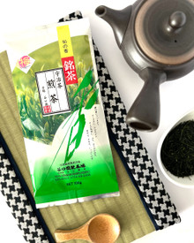 Senacha Umejirushi by Taniguchien new package design from above